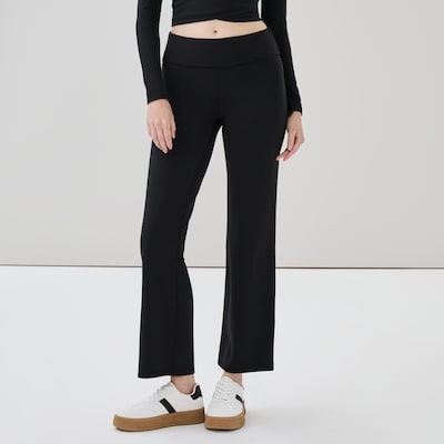 Active Foldover Waist Pant - Black