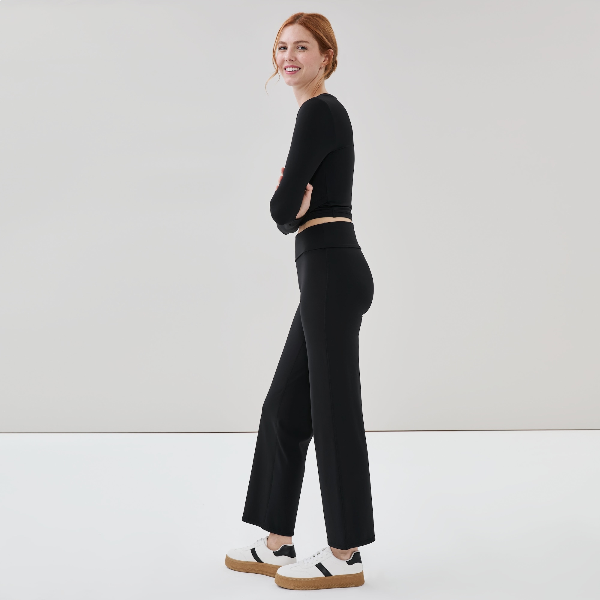 Pantalon sport à taille repliable