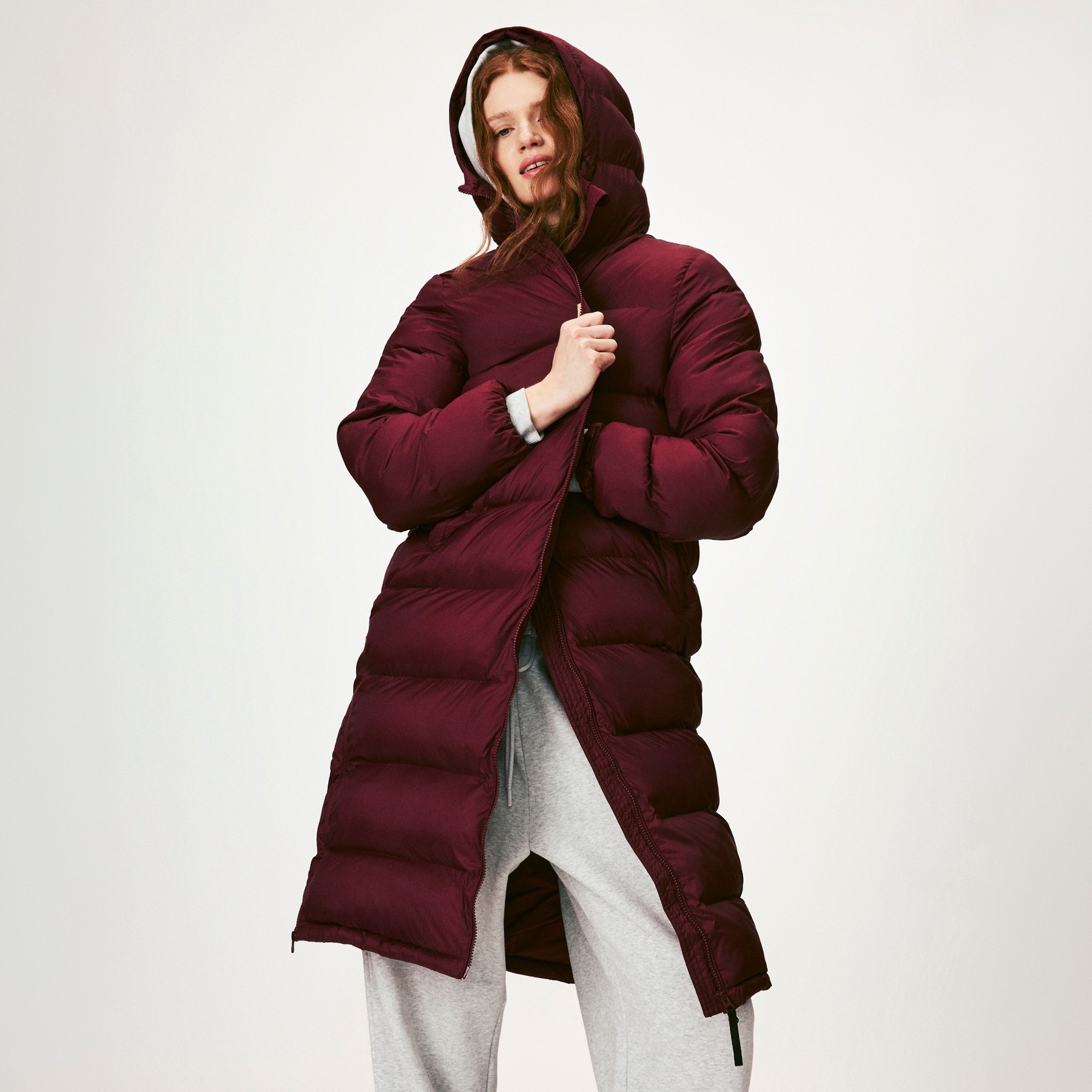 Hooded Long Puffer Jacket