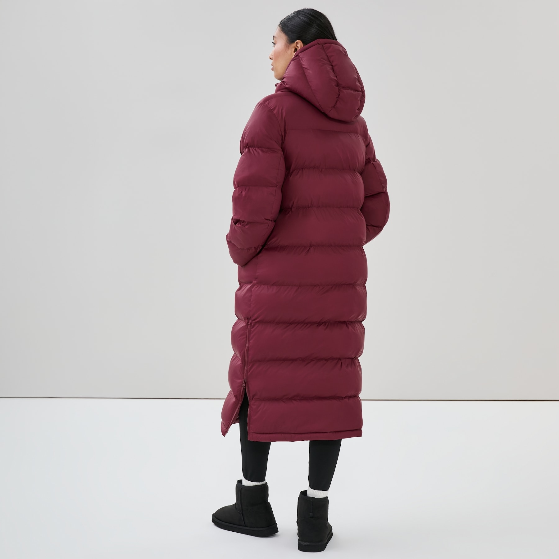 Hooded Long Puffer Jacket