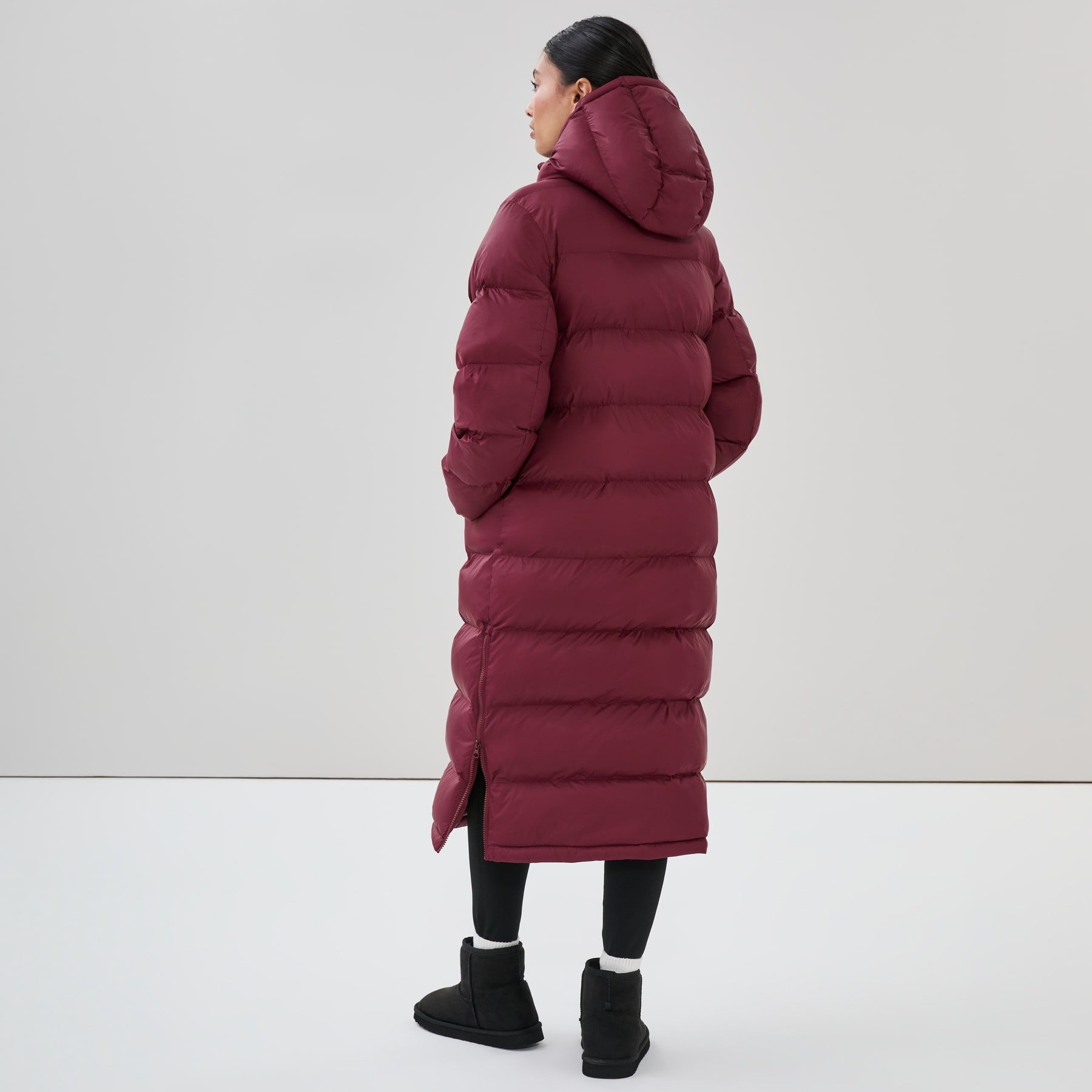 Hooded Long Puffer Jacket