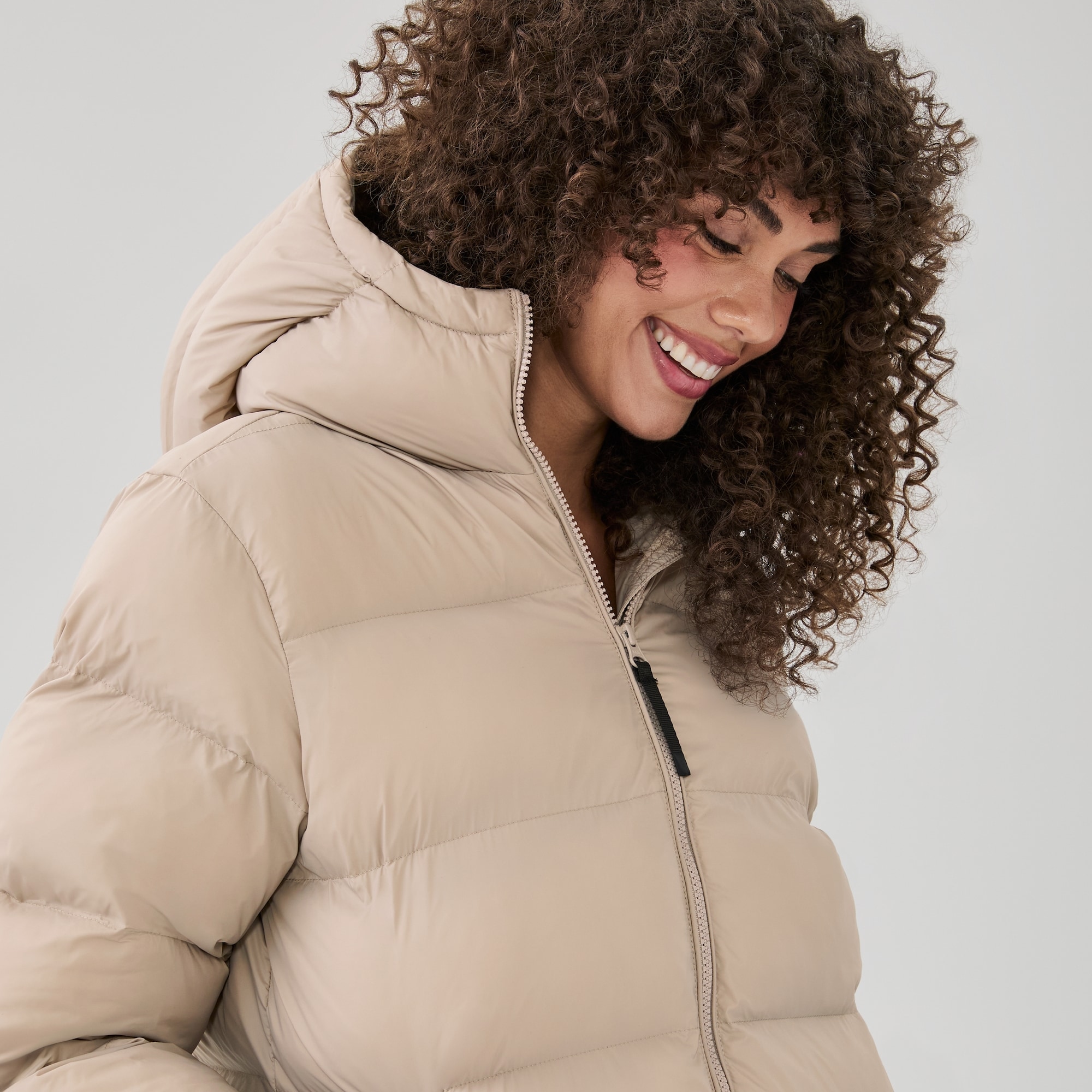 Hooded Long Puffer Jacket