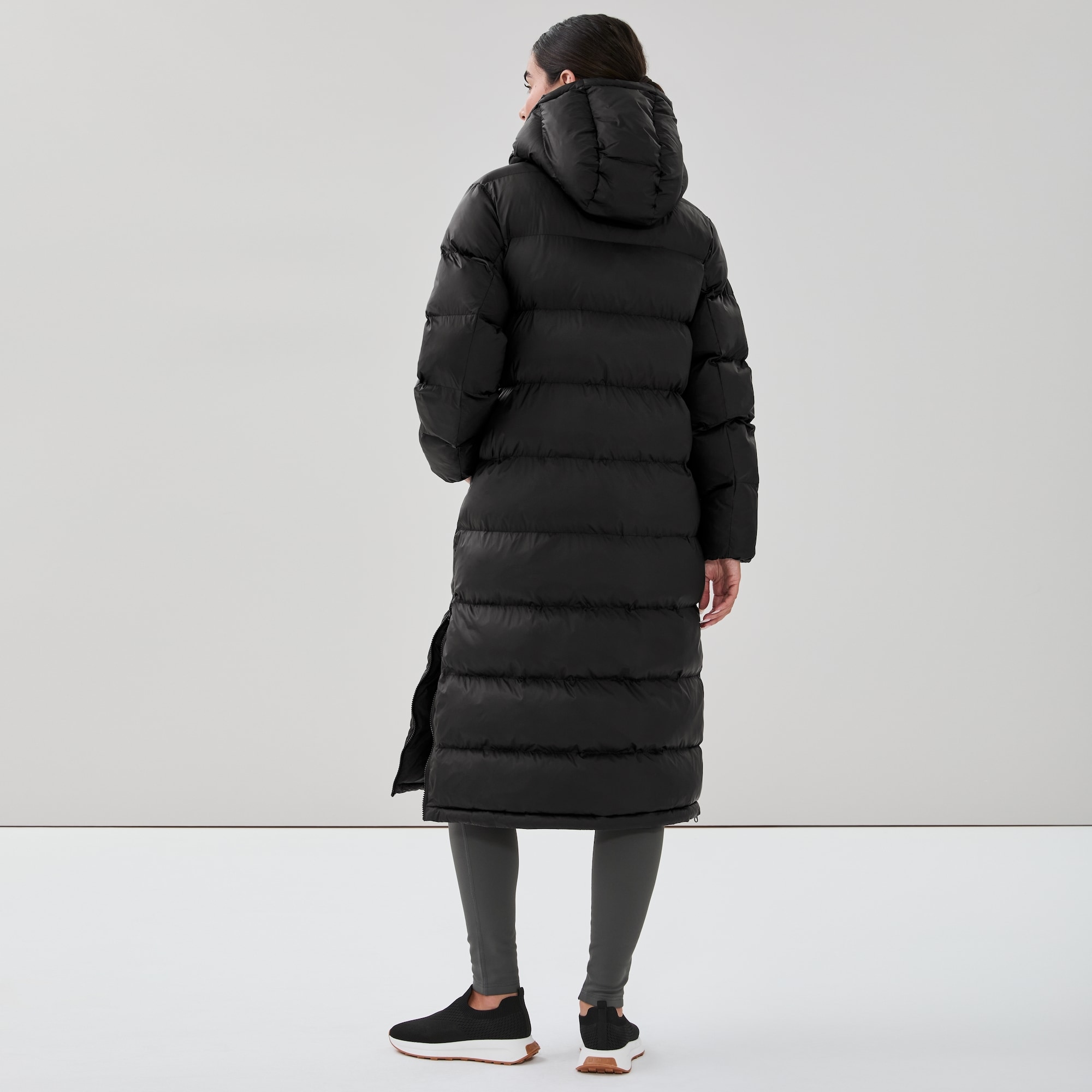 Hooded Long Puffer Jacket