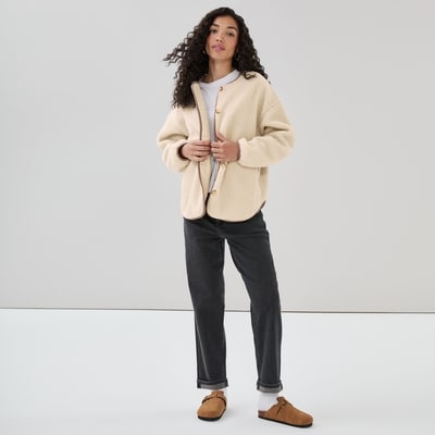 Joe Fresh Teddy Fleece Jacket 1 ea, $49.00/1ea