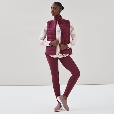 Puffer Vest - Maroon
