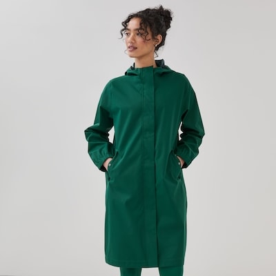 Imperméable à capuchon - Vert Foncé