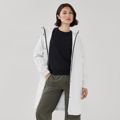 Imperméable à capuchon - Gris Pâle