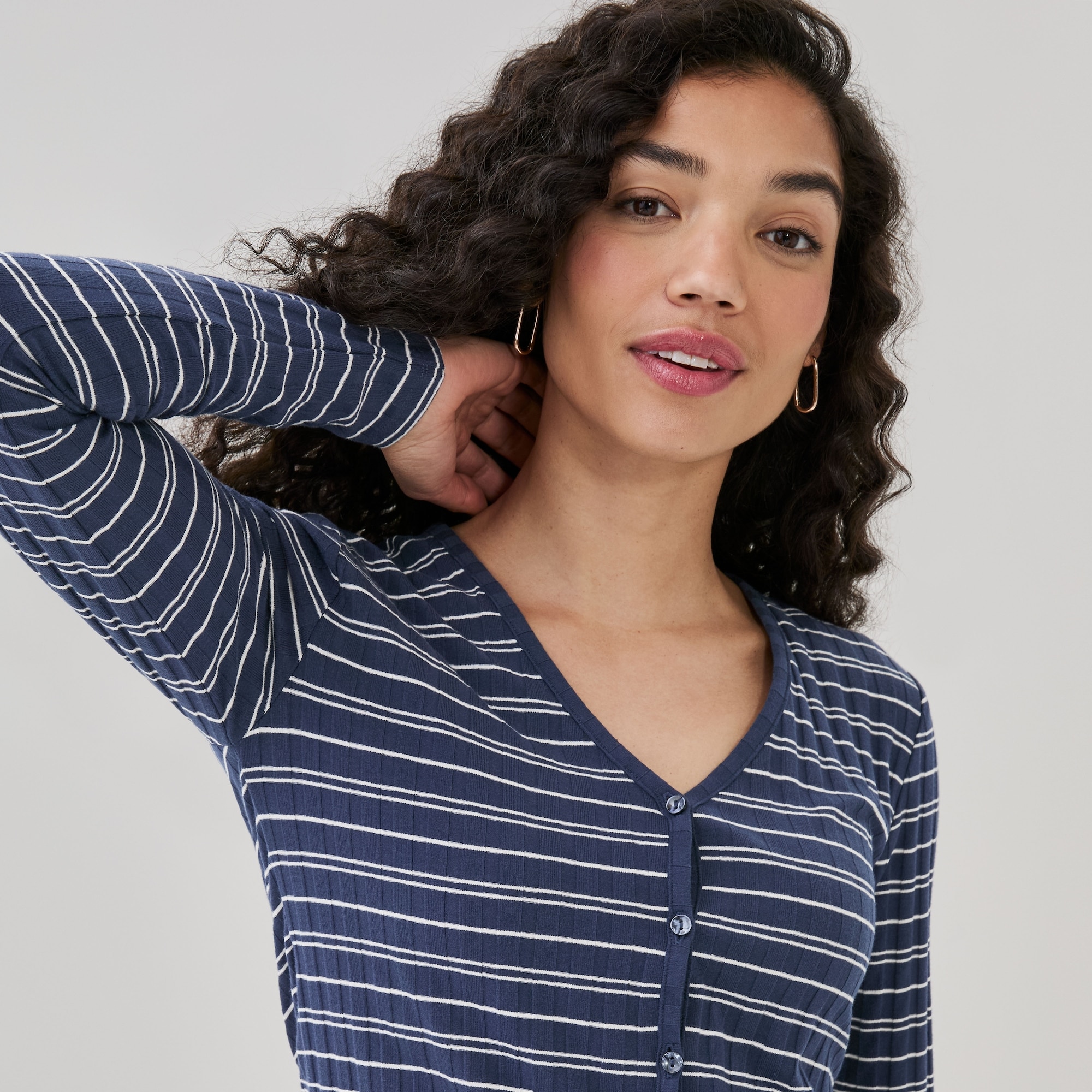 Striped Cardigan