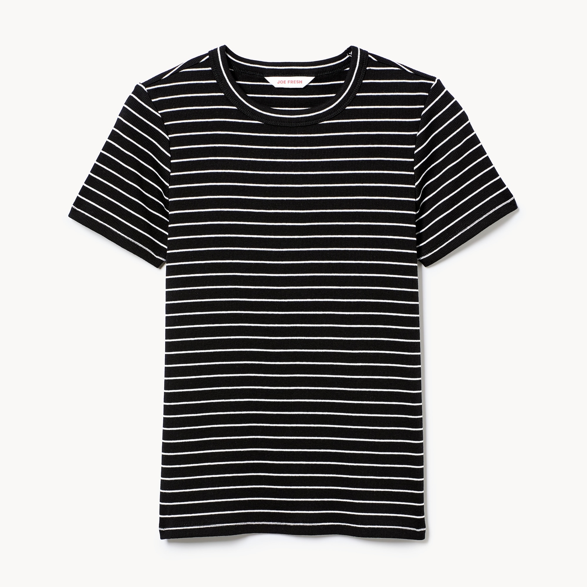Slim Fit Ribbed T-Shirt