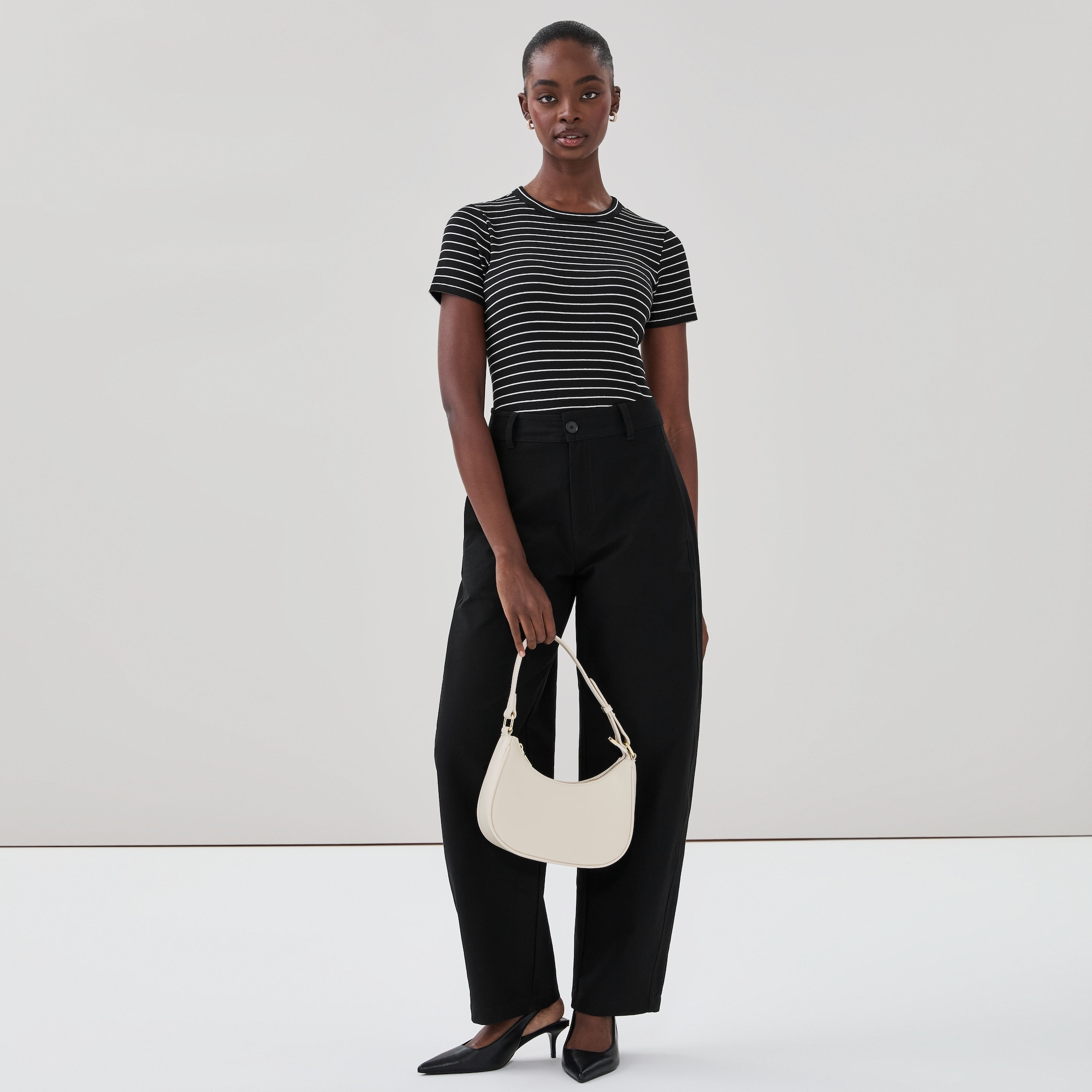 Slim Fit Ribbed T-Shirt