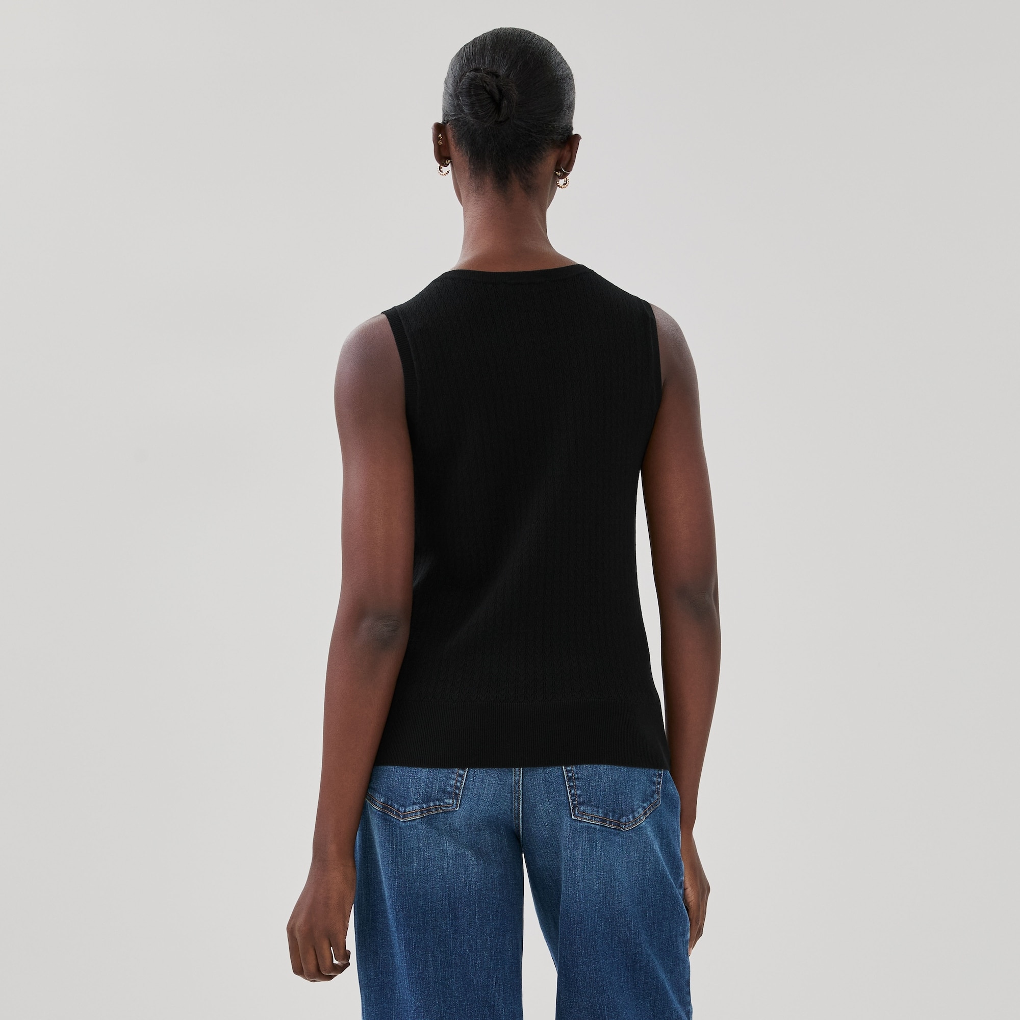 Pointelle Tank