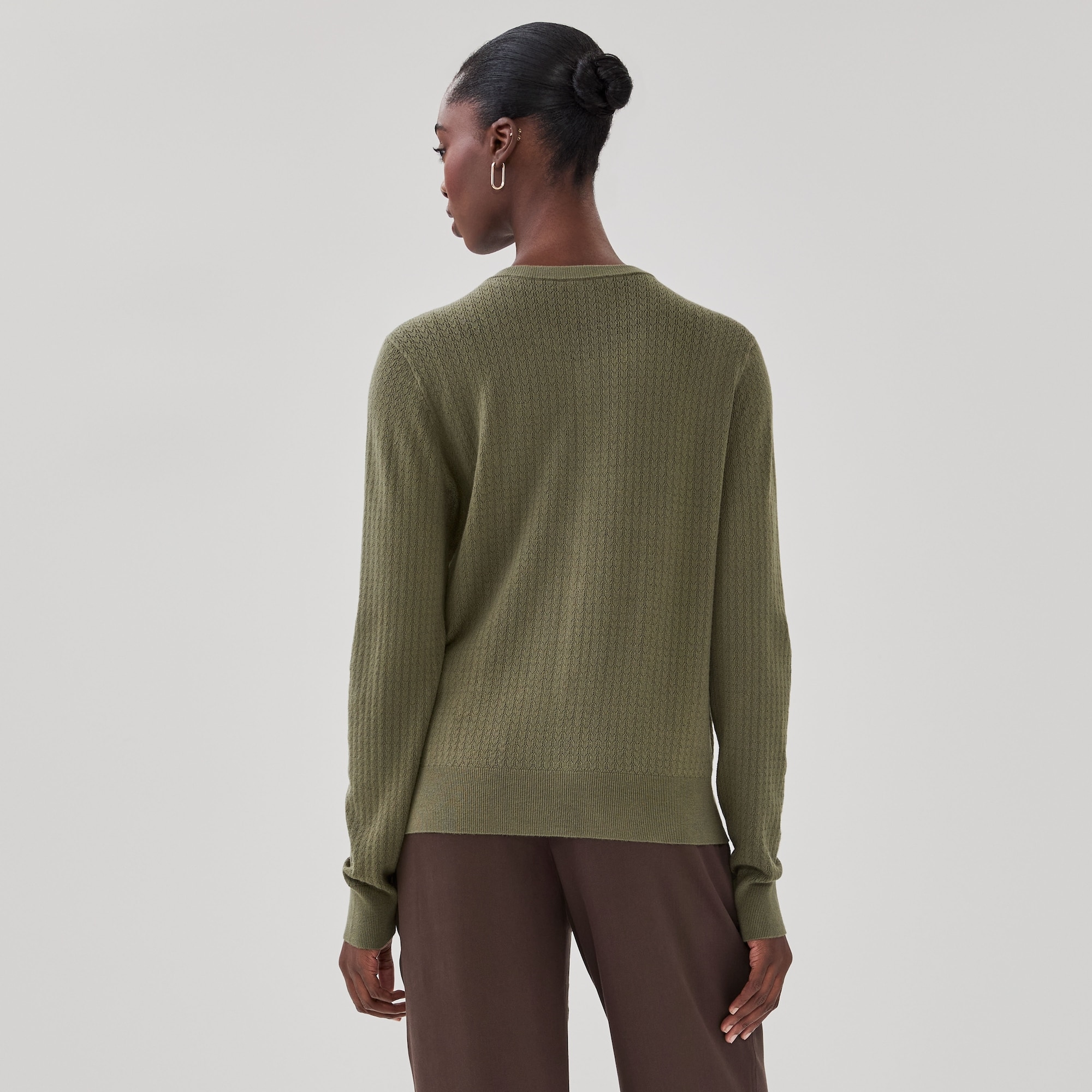 Pointelle Cardigan