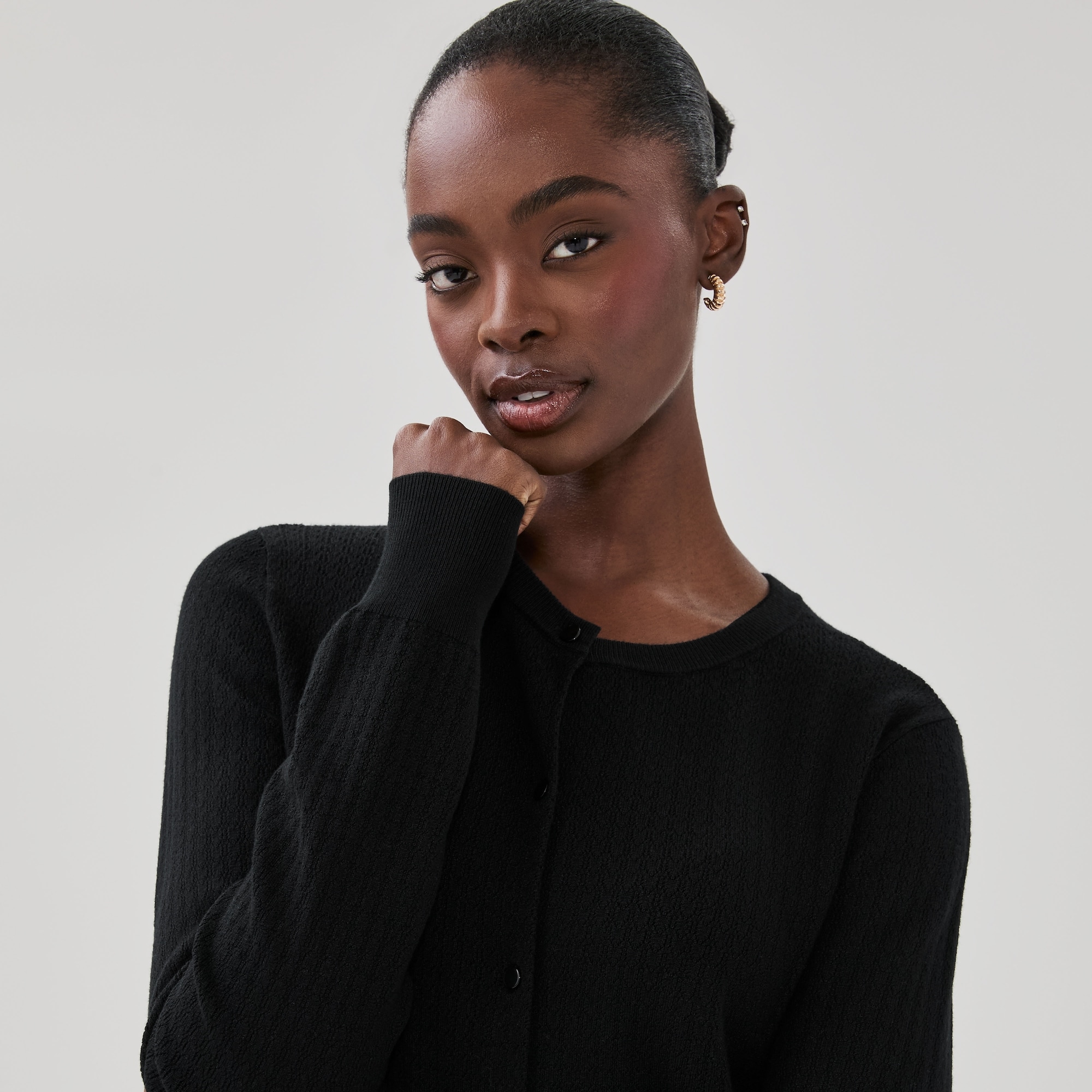 Pointelle Cardigan