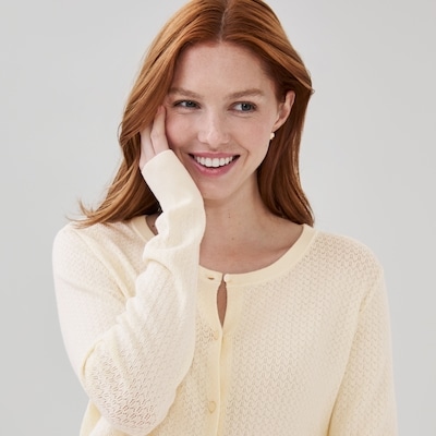 Joe Fresh Cardigan en mailles pointelle 1 ea, 35,00 $/1ch
