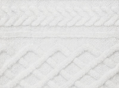 Plastron à mailles torsadées