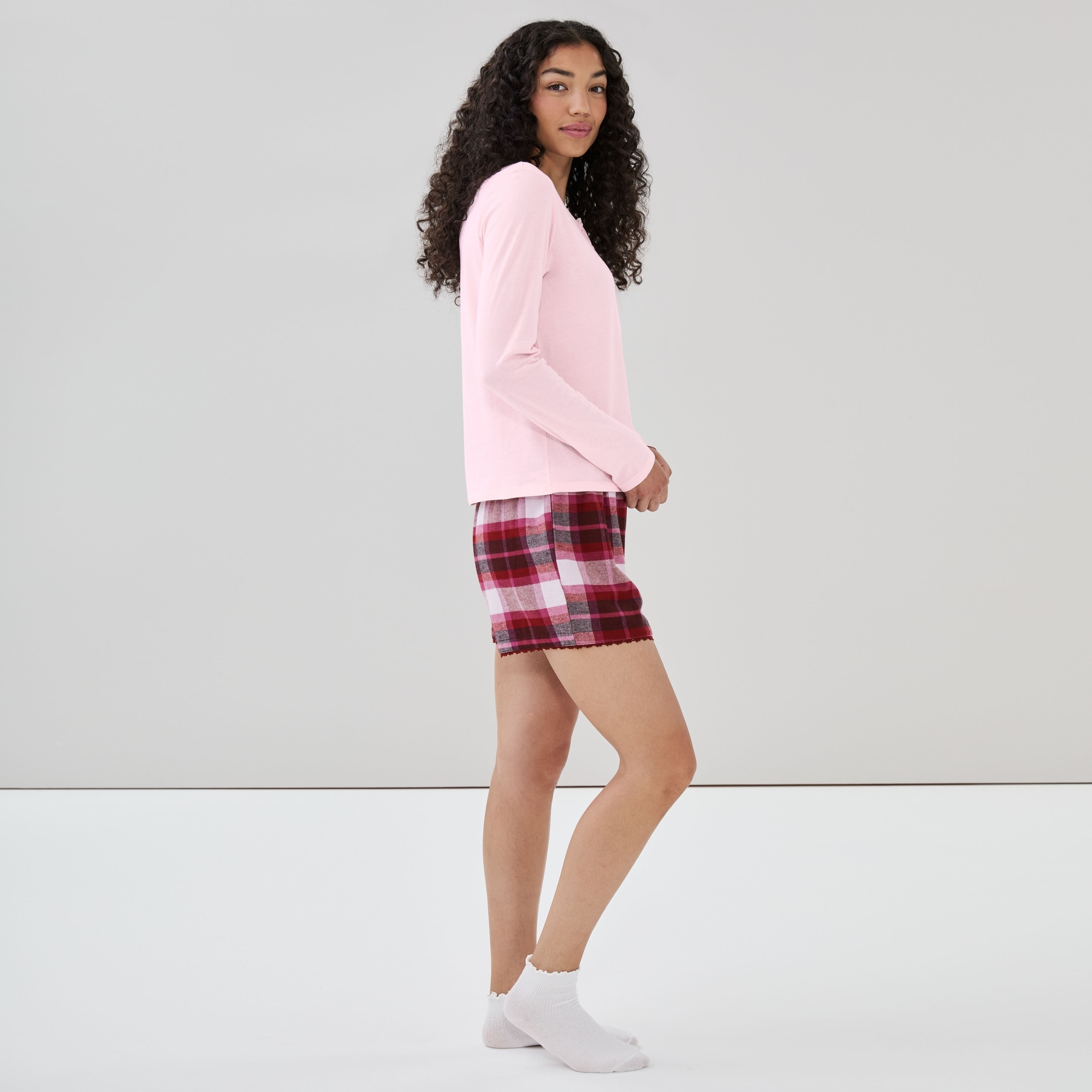 Flannel Sleep Short