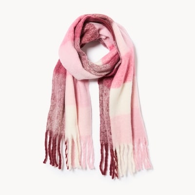 Fringe Scarf - Pink