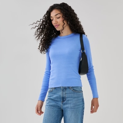 Joe Fresh Ribbed Long Sleeve Top 1 ea, $19.00/1ea