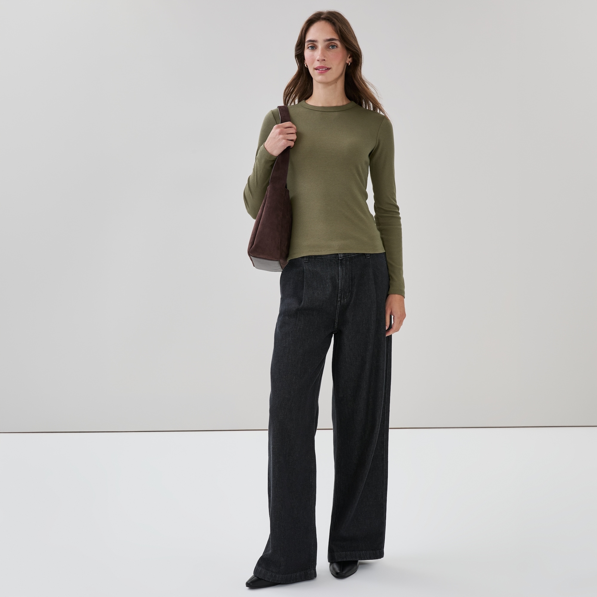 Ribbed Long Sleeve Top