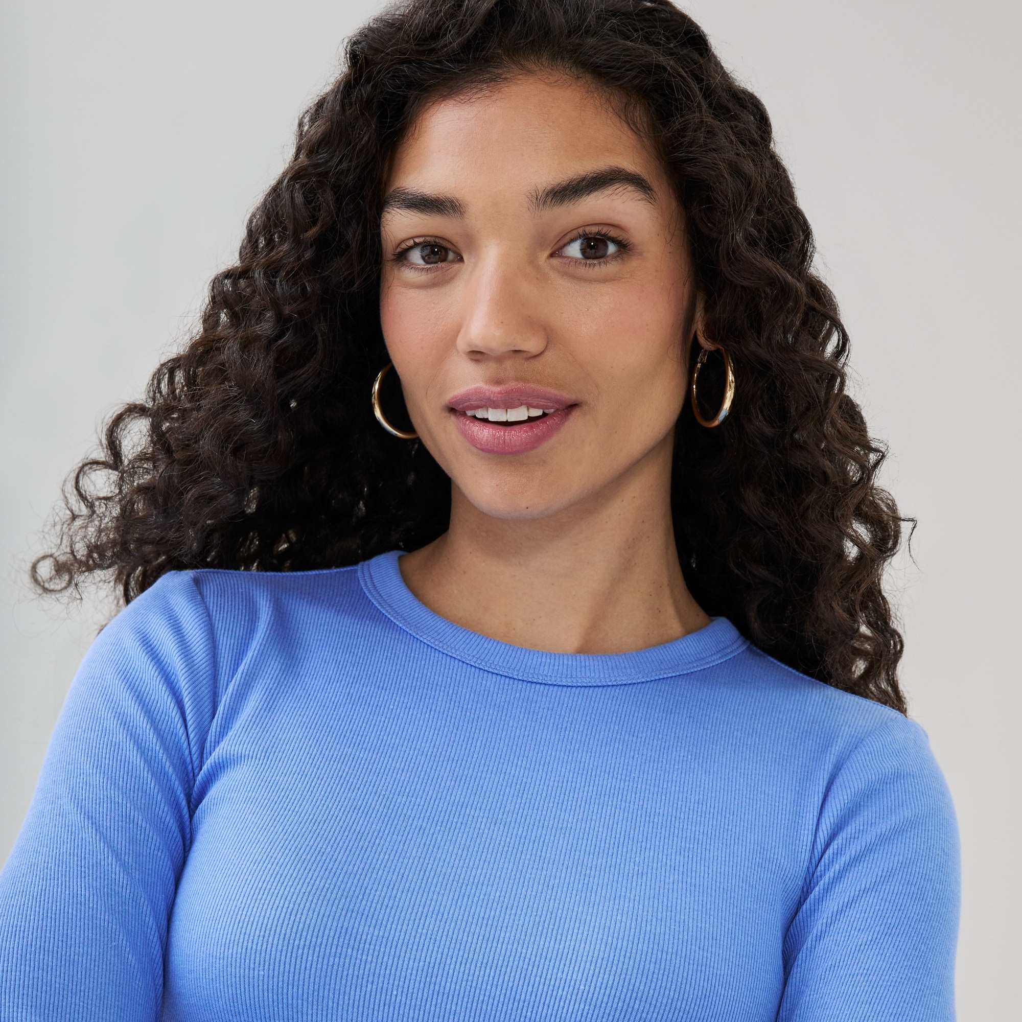 Ribbed Long Sleeve Top