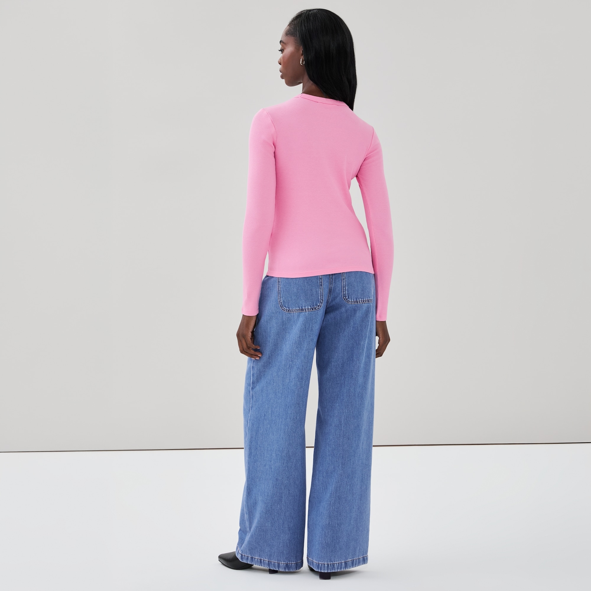 Ribbed Long Sleeve Top