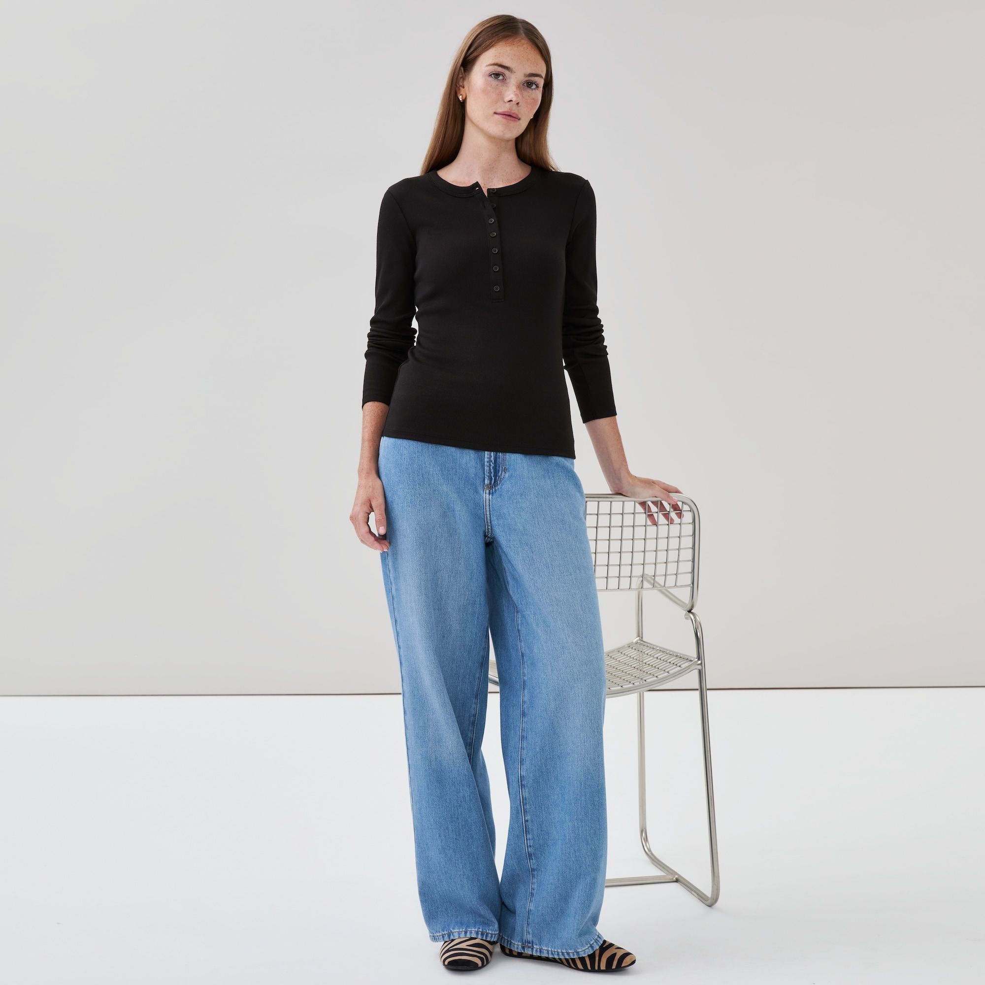 Henley Sleep Top