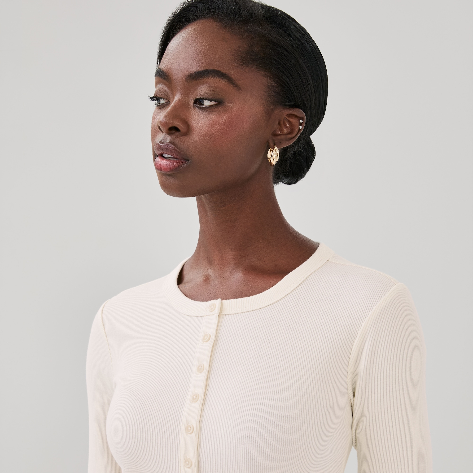 Henley Long Sleeve Top