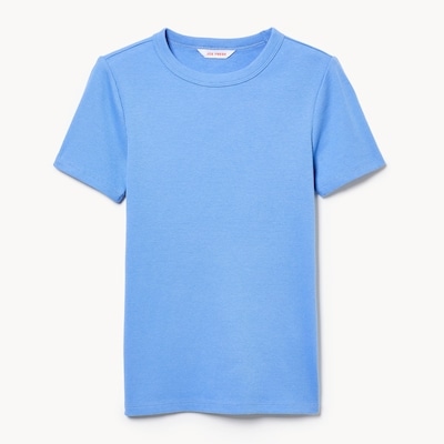 Crewneck T-Shirt - Bright Blue