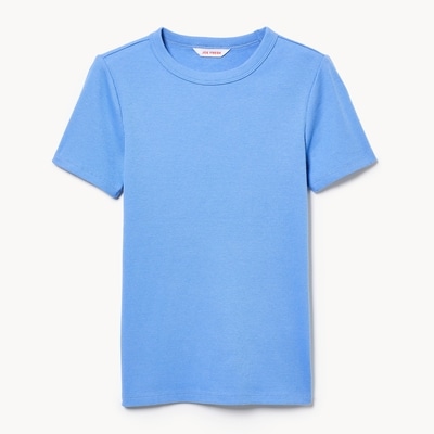 Crewneck T-Shirt - Bright Blue