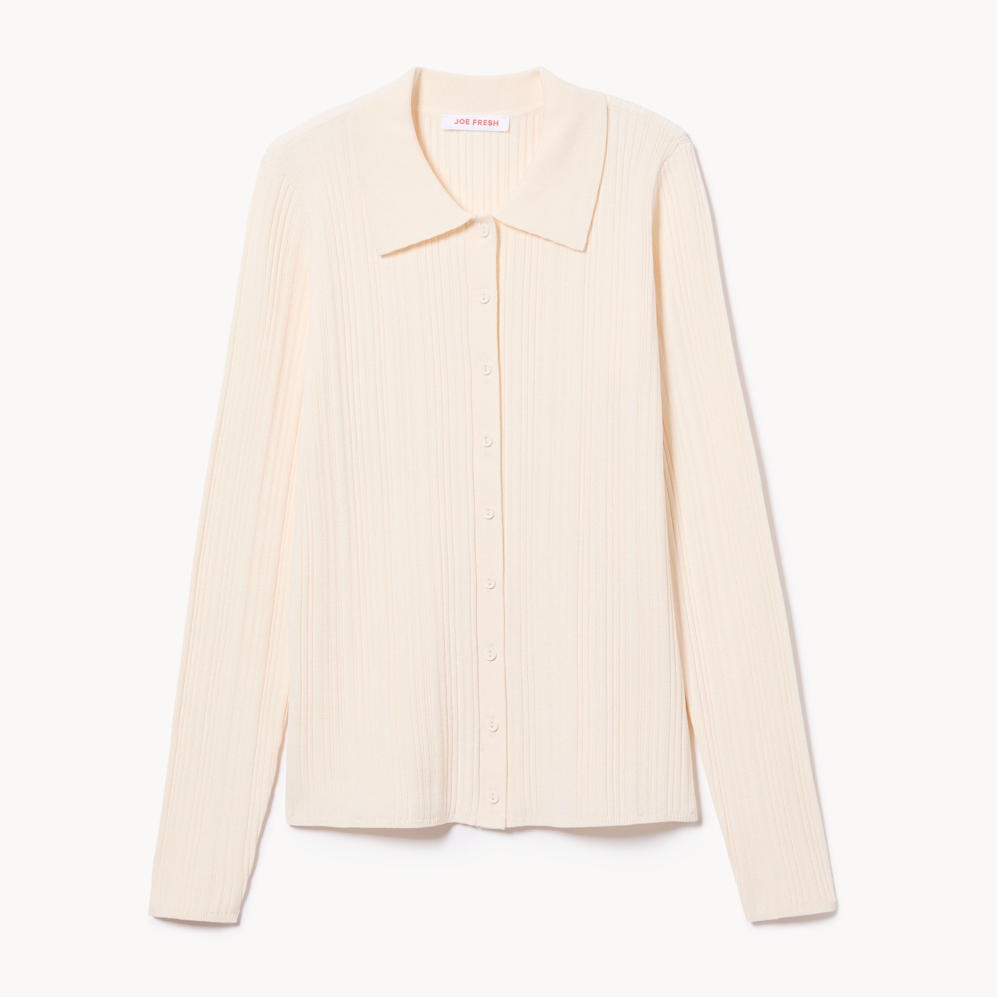 Cardigan style polo