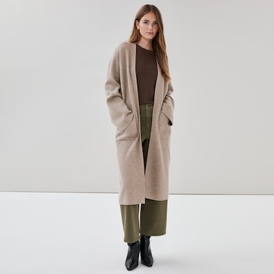 Cardigan long - Mélange De Brun Foncé