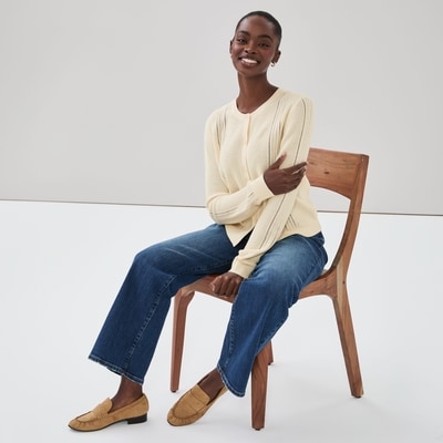 Joe Fresh Cardigan en mailles pointelle 1 ea, 35,00 $/1ch