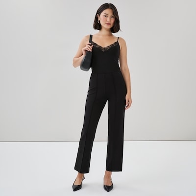 Ponte Straight Leg Pant - JF Black