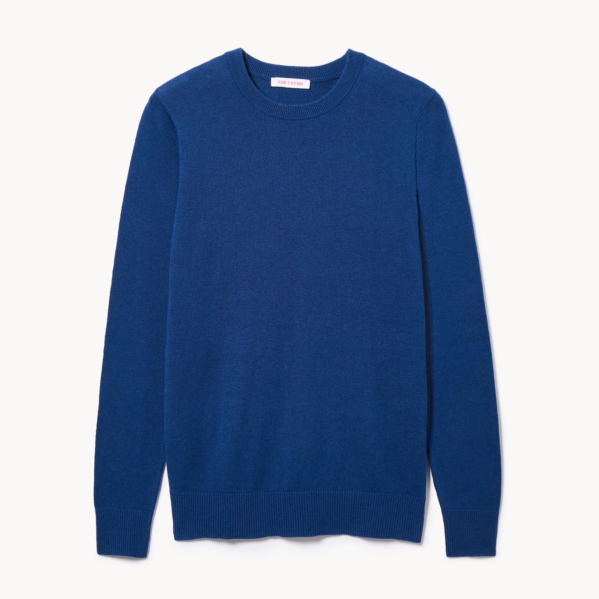 Cotton Cashmere Blend Sweater in Light Navy from Joe Fresh