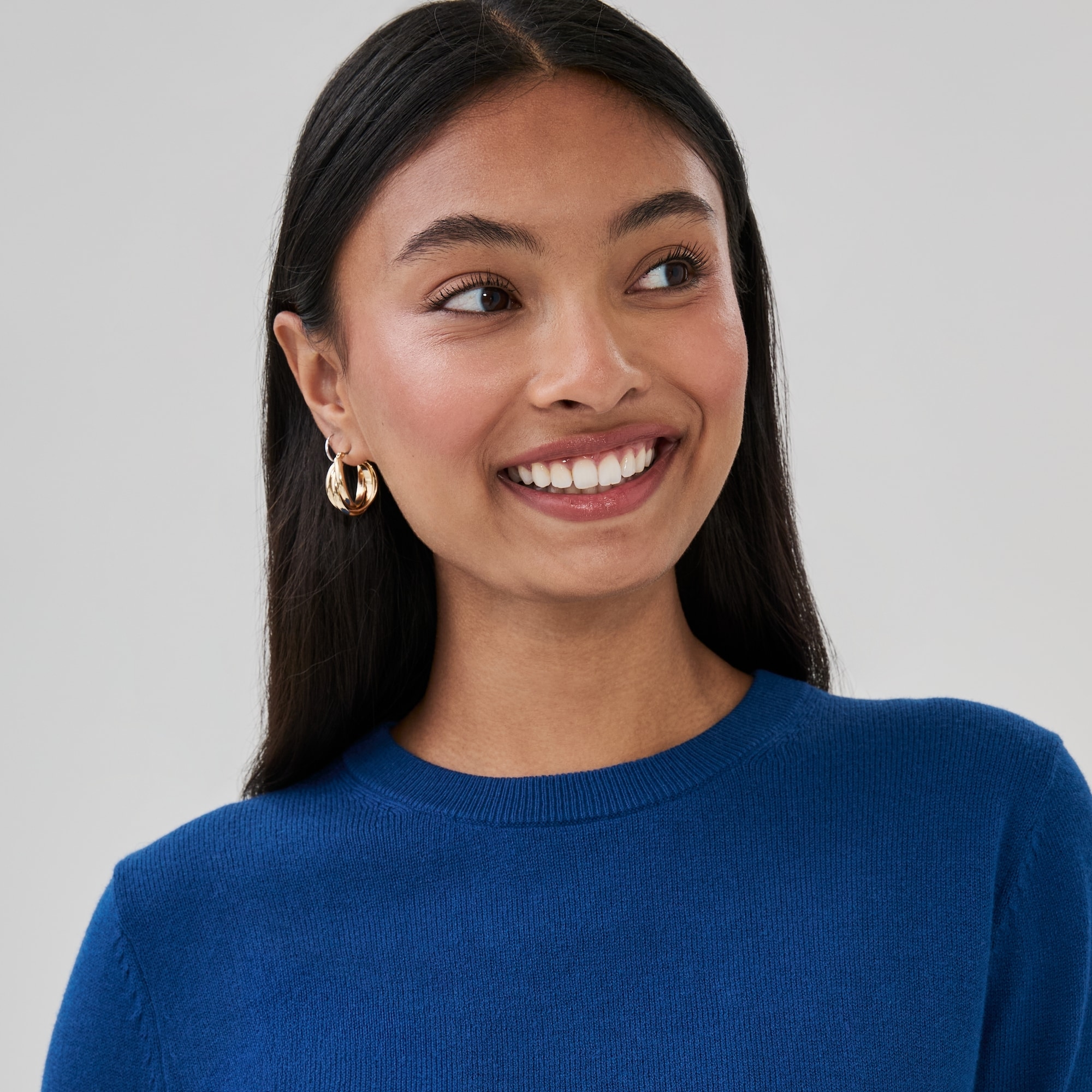 Cotton Cashmere Blend Sweater