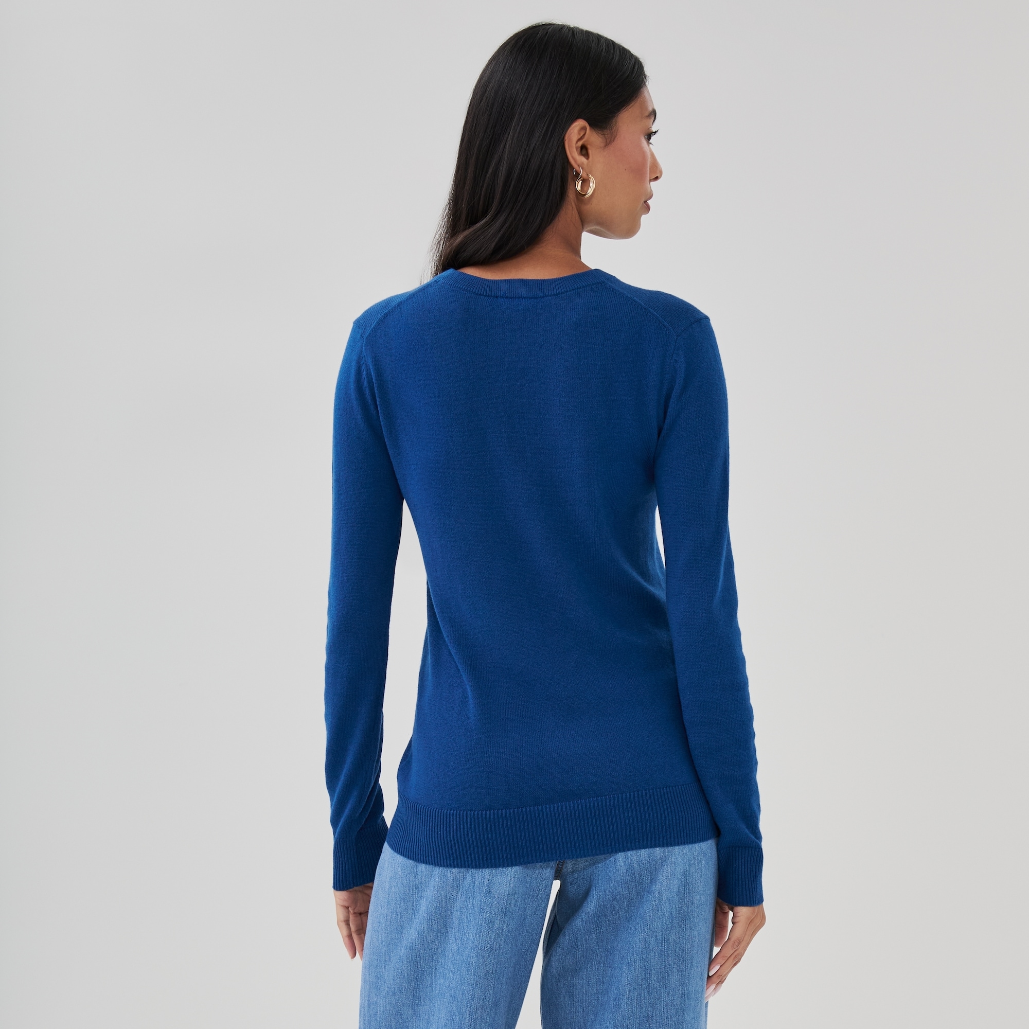 Cotton Cashmere Blend Sweater