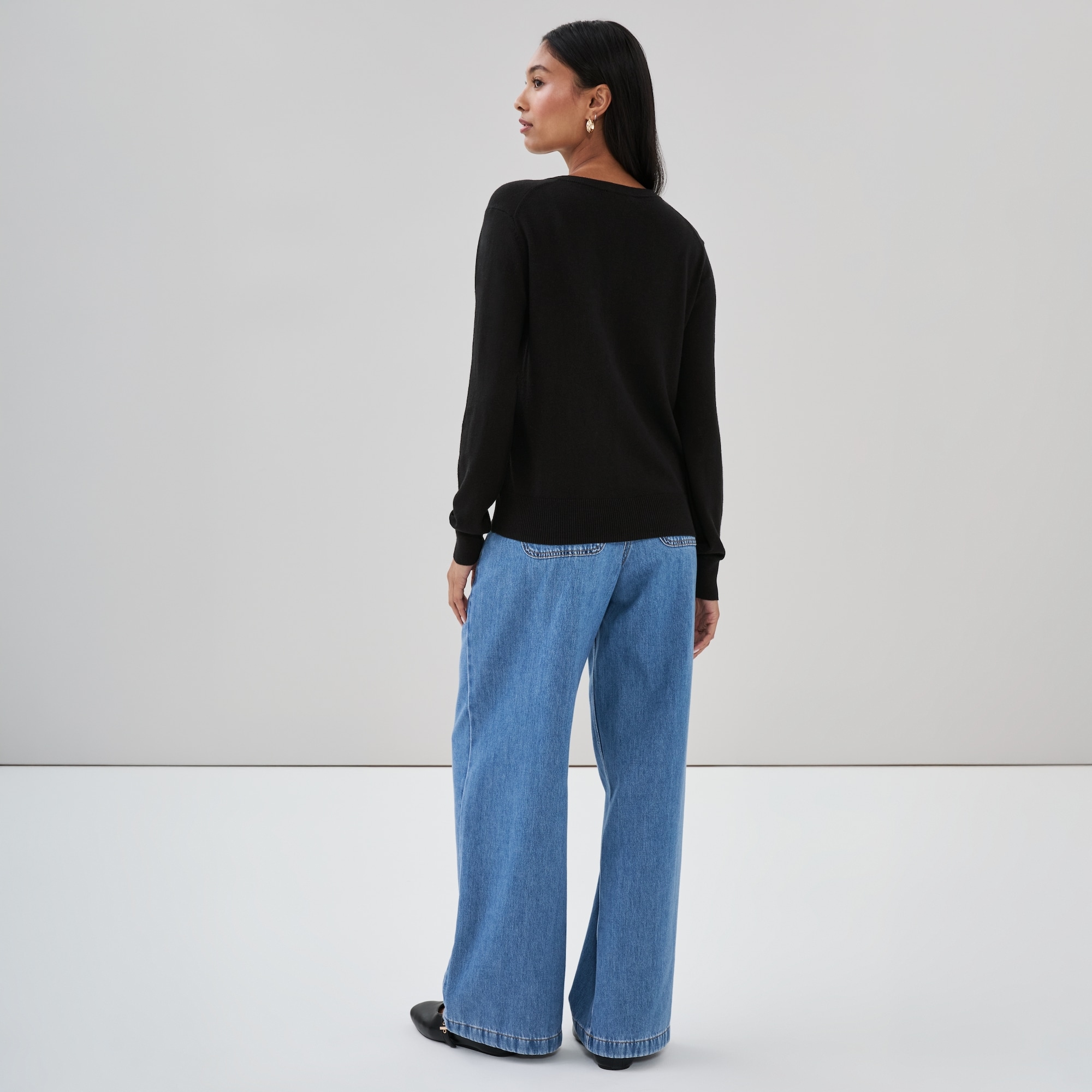 Cotton Cashmere Blend Cardigan