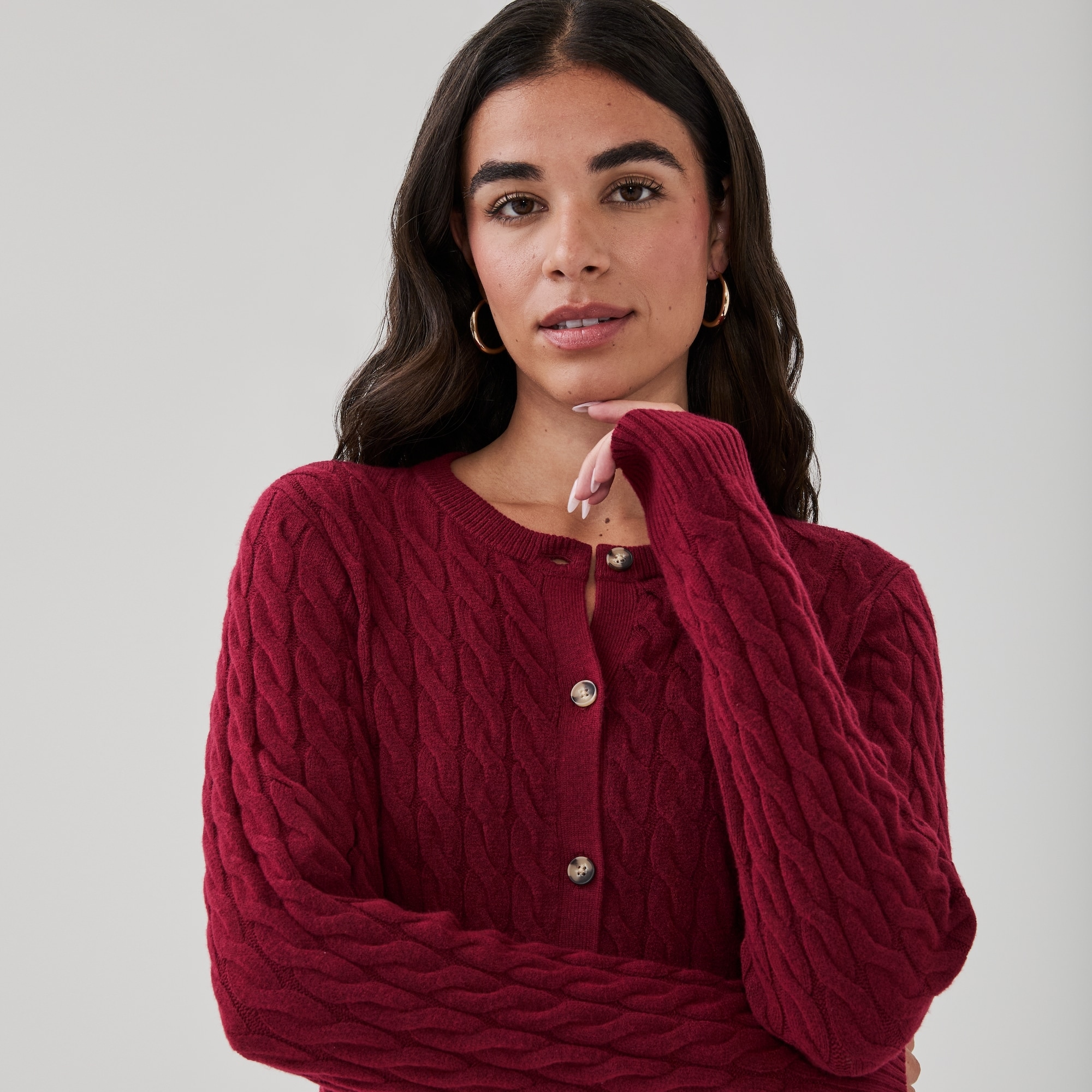 Cable Knit Cardigan