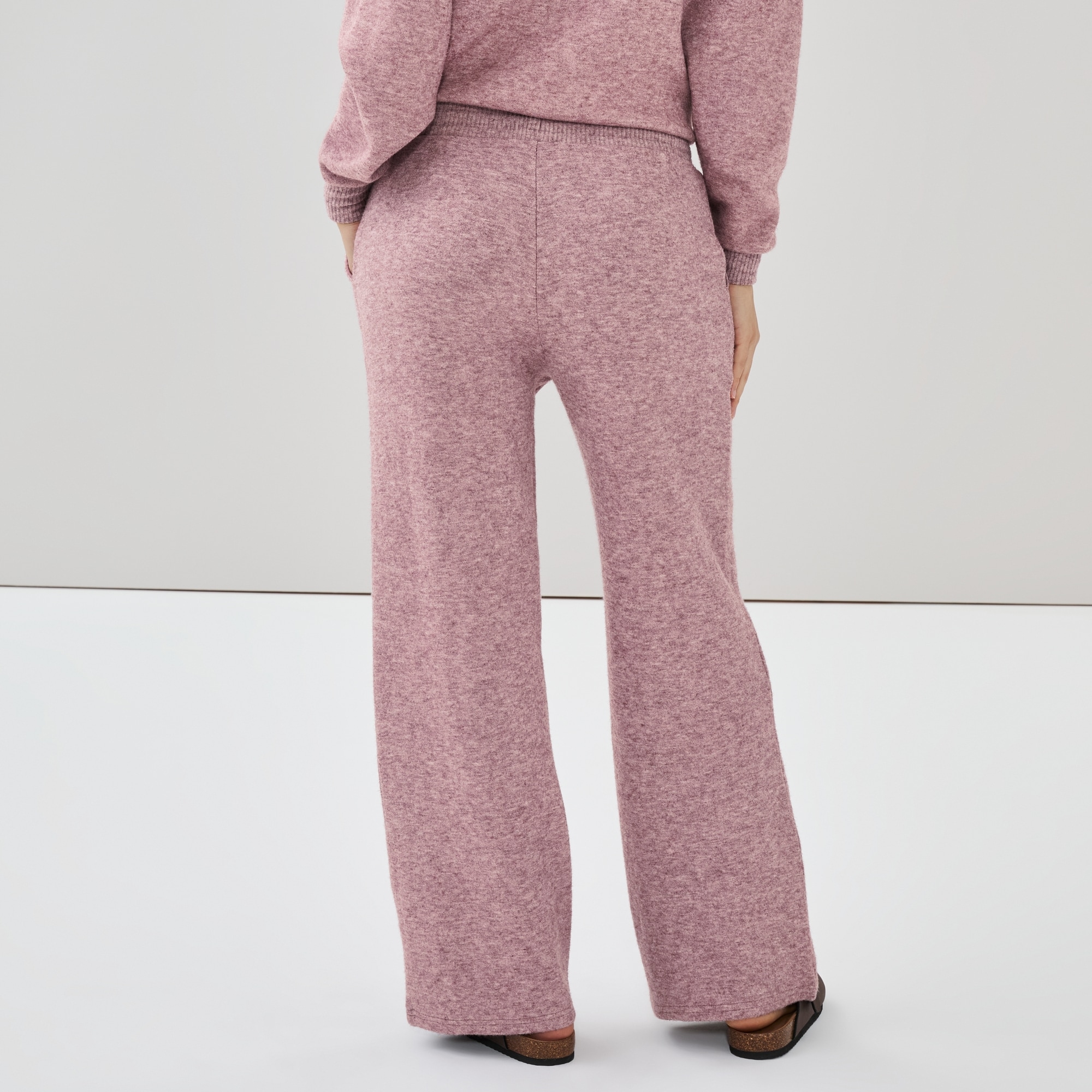Pantalon sans attache à jambe large