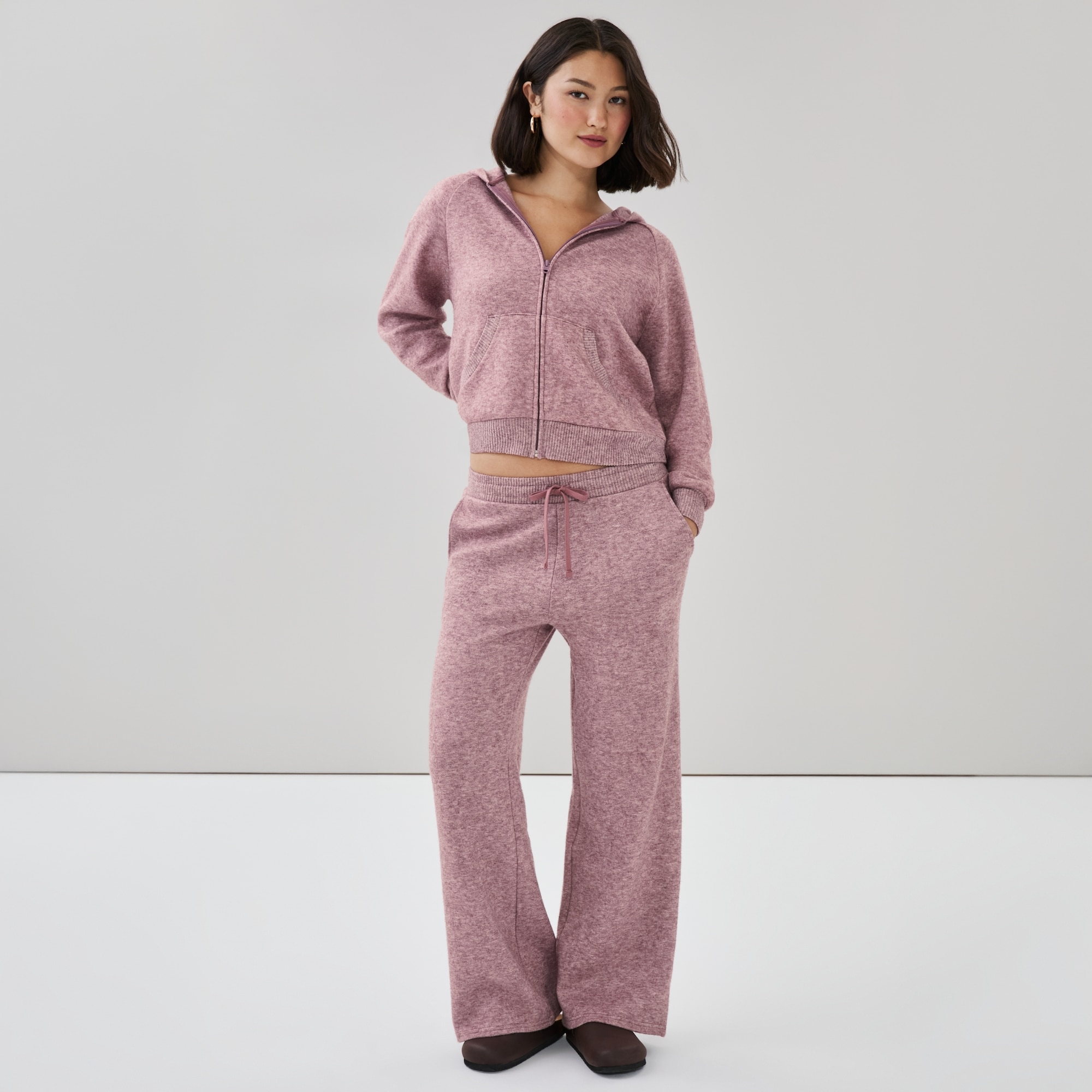 Pantalon sans attache à jambe large