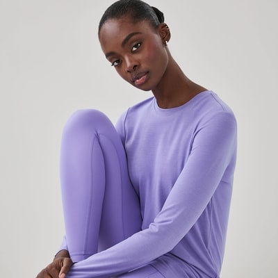 Active Long Sleeve Top - Purple