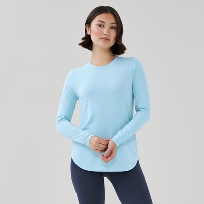 Active Long Sleeve Top - Dusty Blue
