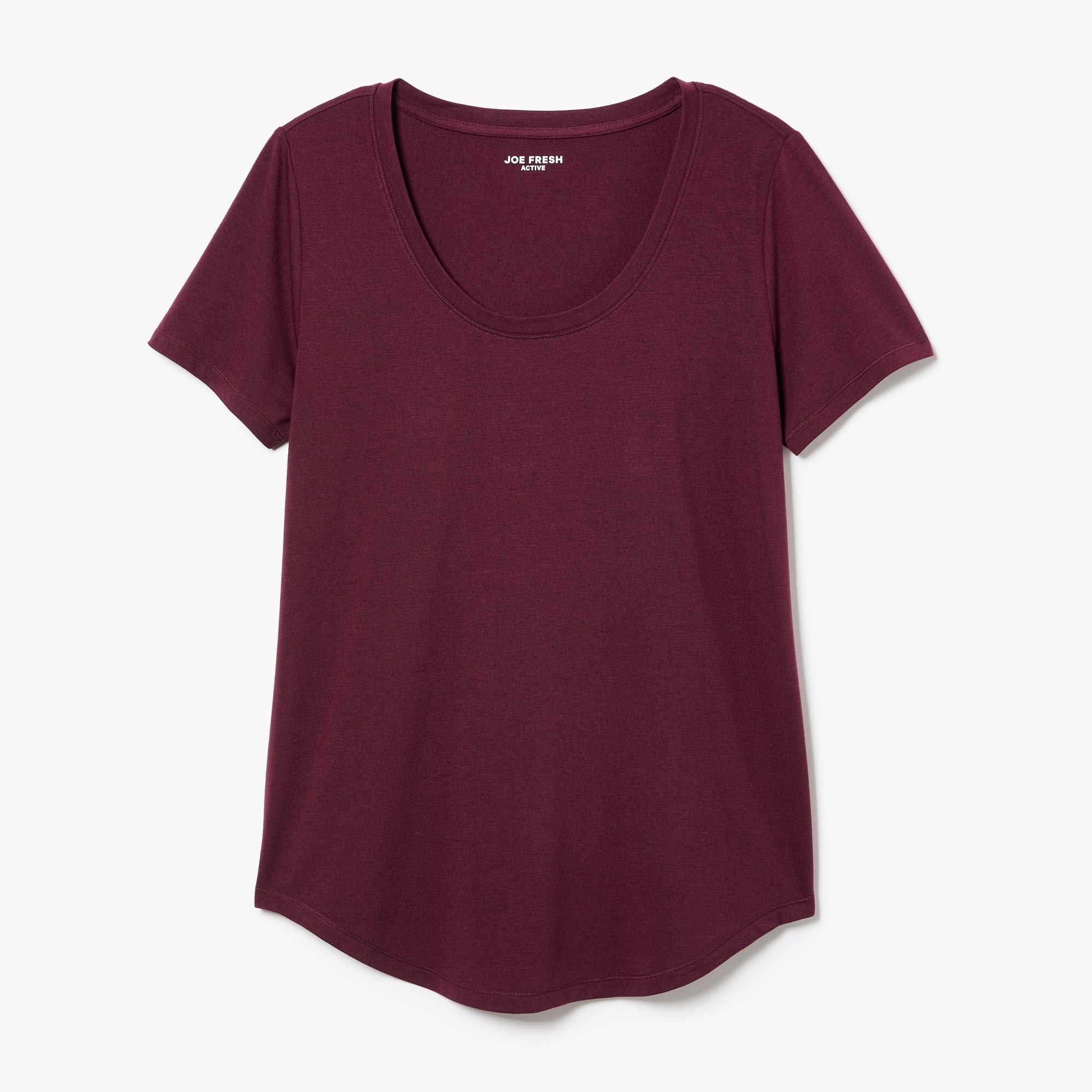 Active Scoop Neck T-Shirt