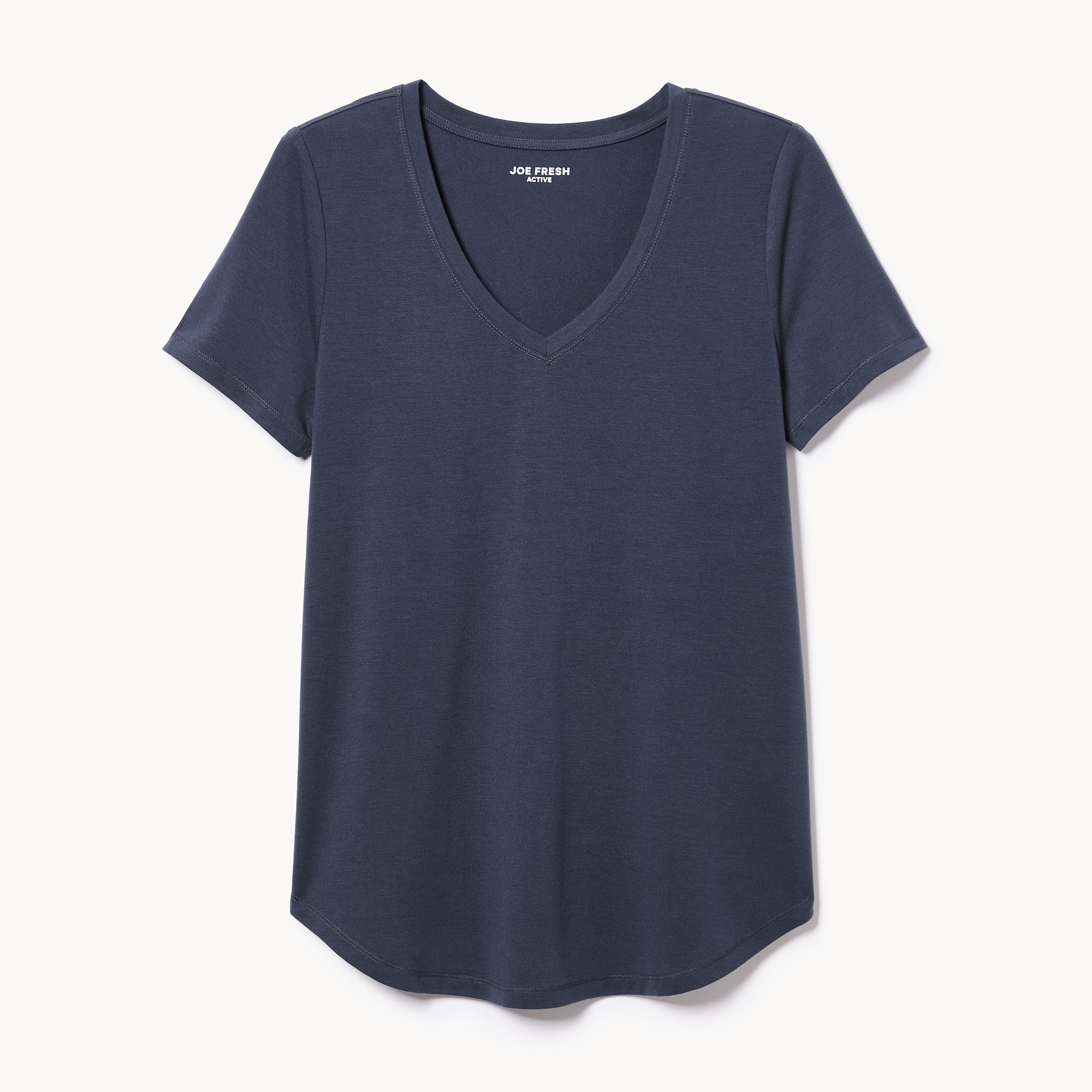 T-shirt sport à col en V