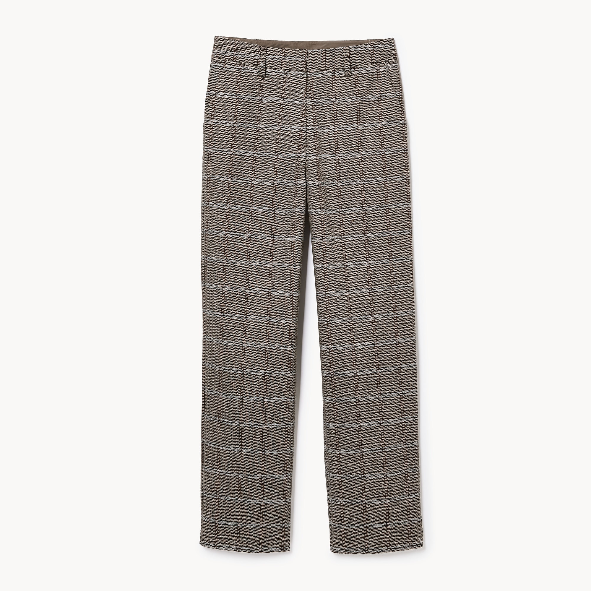 Wide Leg Suit Trouser