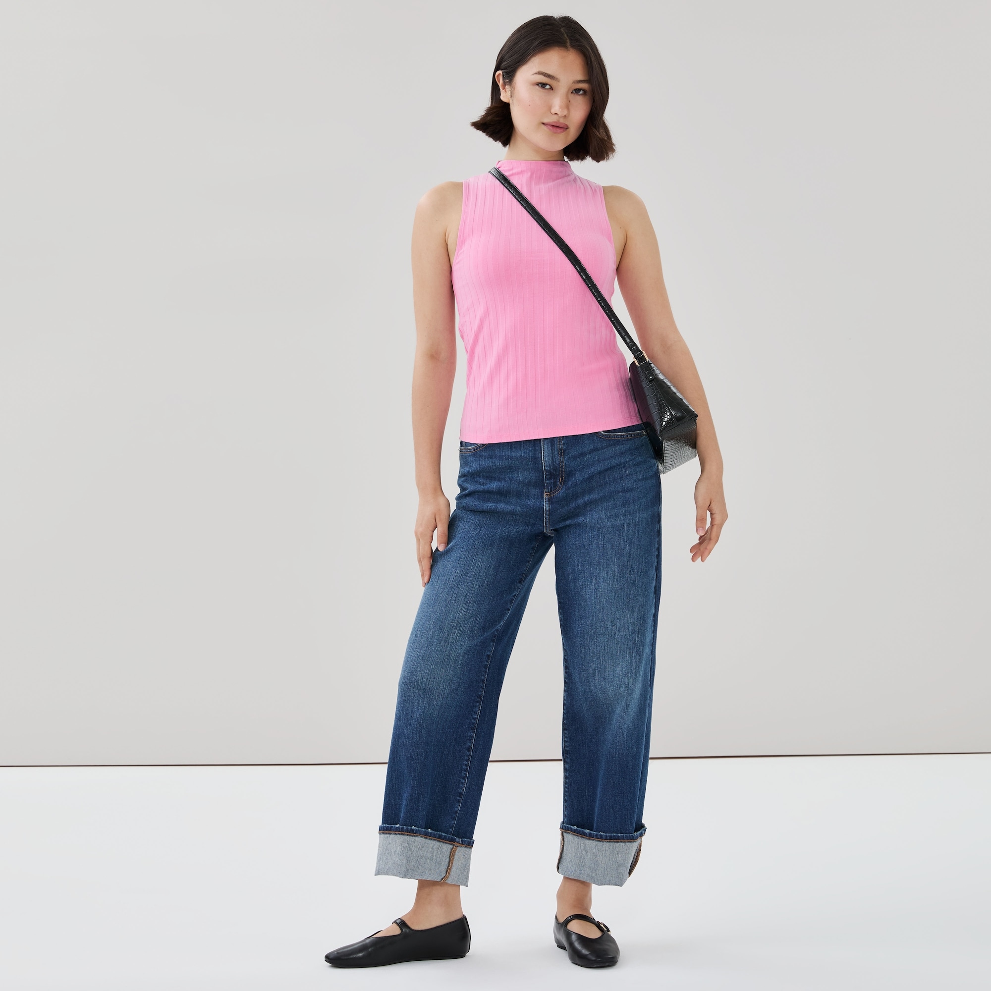 Funnel Neck Top