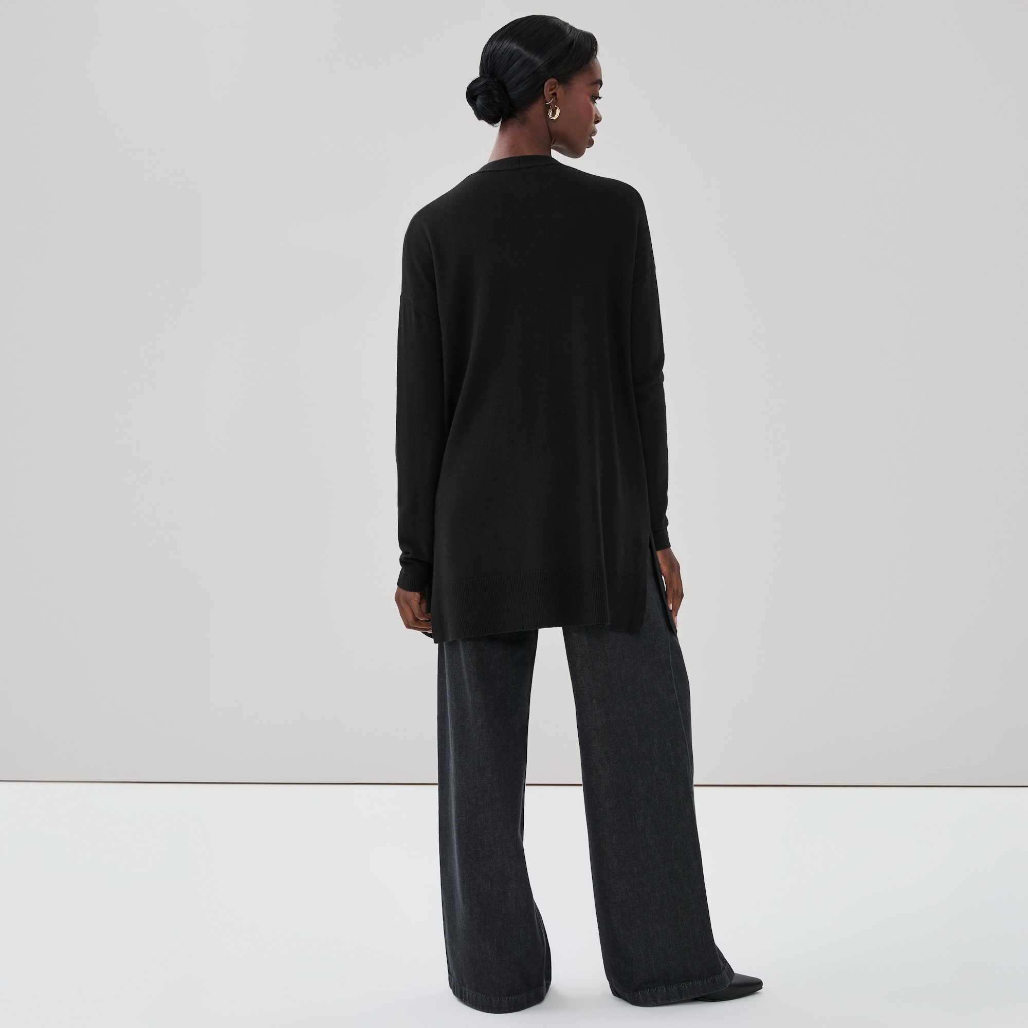 Cotton Cashmere Blend Cardigan