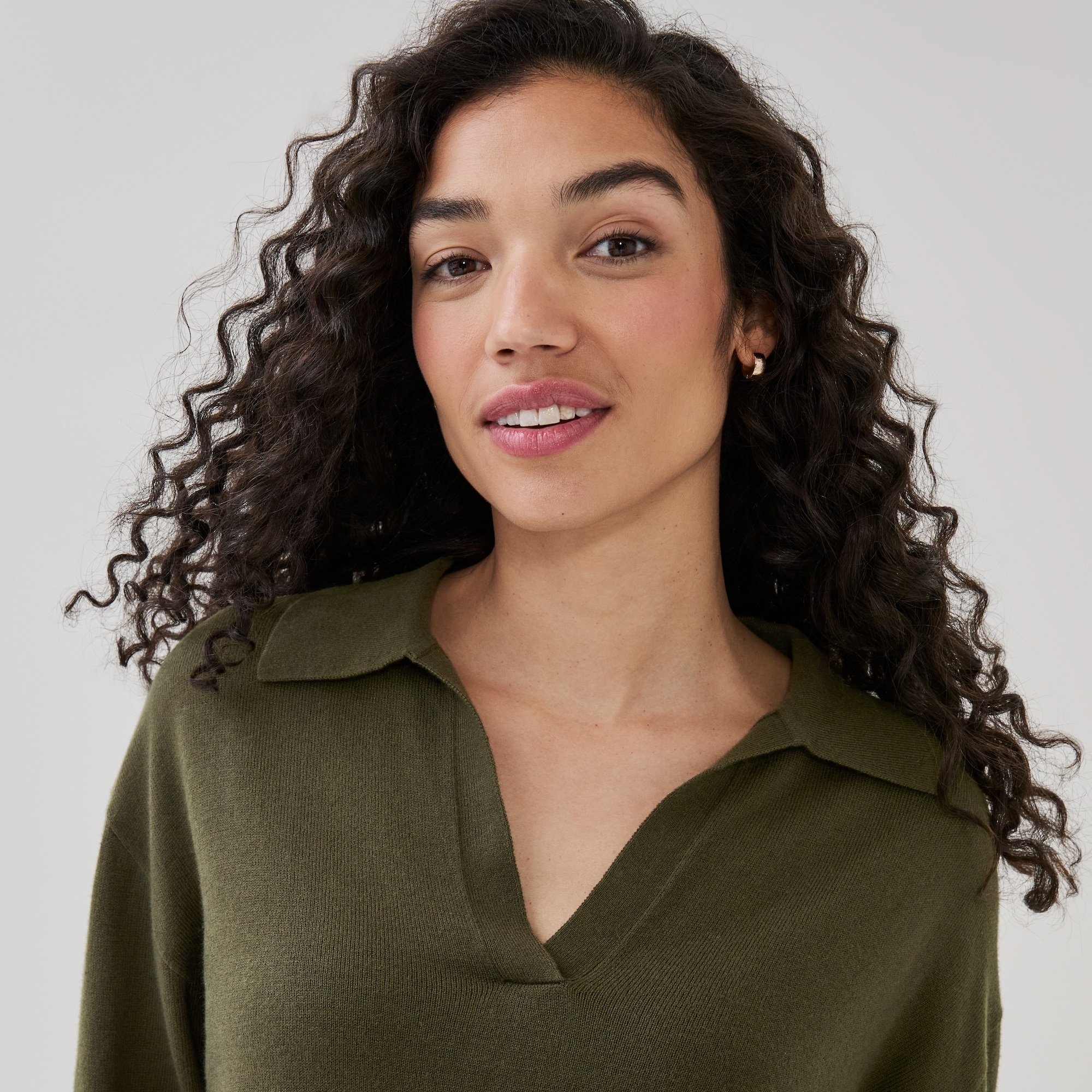 Chandail en coton et cachemire mélangé