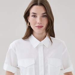 Joe Fresh Short Sleeve Utility Shirt - 1 ea | Maxi
