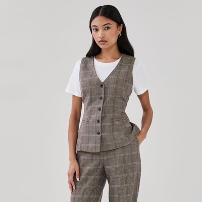 Gilet de tailleur - Brun Foncé